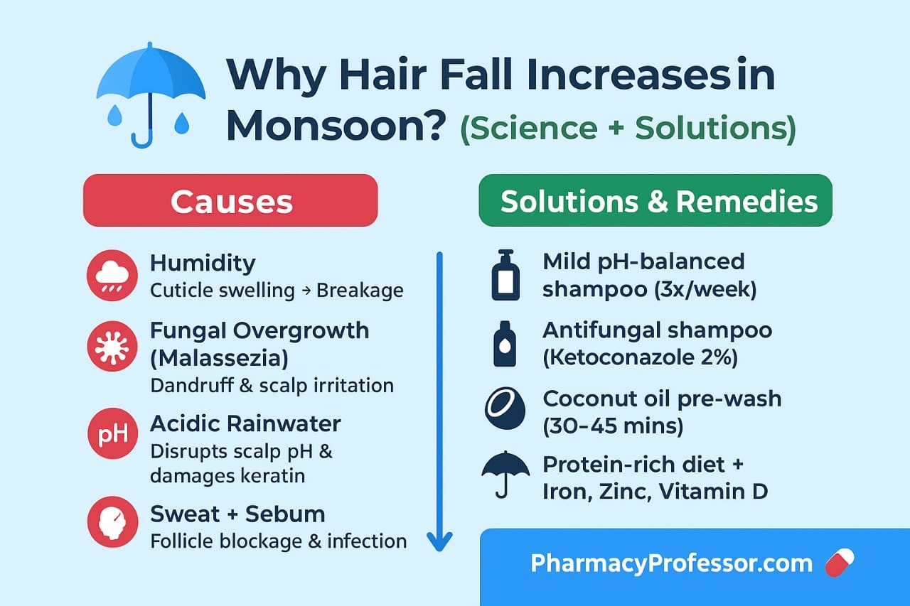Hair Fall in Monsoon: 7 Proven Tips to Prevent Hair Damage Naturally